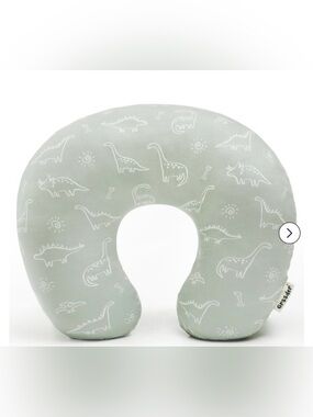 GRSSDER Nursing Pillow Cover Dinosaur Print Stretchy Minky Removable Ultra Soft
